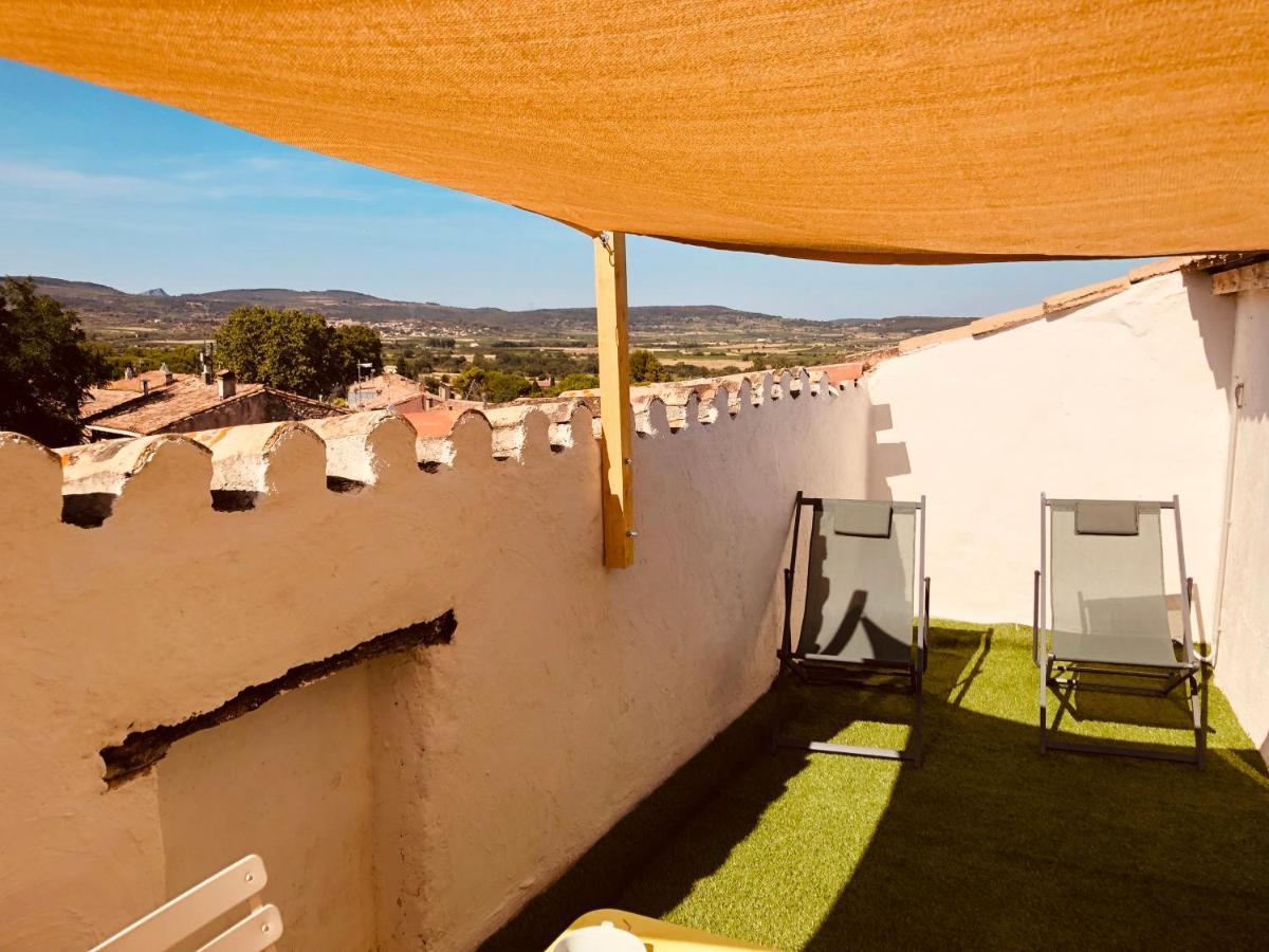 Roujan Appartement Au Dernier Etage Avec Terrasse Et Belle Vue Sur Nature Environnante מראה חיצוני תמונה